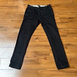 J. Crew Black Broken In Pants